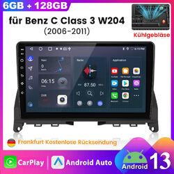 6G+128G Android 13 Carplay 8-Kern Autoradio Für Mercedes Benz C Klasse W204 S204