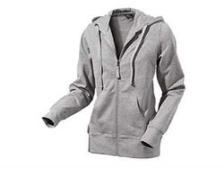 Damen Sweatjacke  Kapuzenjacke Trainingsjacke Jacke Hoodie Grau Größe S 36/38