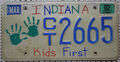 Indiana USA Nummernschild Auto Kennzeichen US License Plate Kinder / Kids [2665]