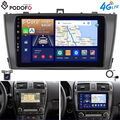 KAM+ 4+64GB Android 13 Autoradio Carplay GPS 9" für Toyota Avensis T27 2009-2015