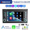 DAB+ Für Audi A4 S4 RS4 B6 B7 B8 Autoradio Carplay Android 13 2+32G GPS Navi BT