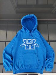 Gildan College Hoodie Pulli Blau Woodbury Middle School Größe S