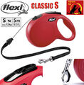 flexi Hundeleine NEW CLASSIC S Seil-Roll-Leine Flexileine 5m rot Automatik-Leine