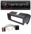 Kenwood MP3 CD USB Bluetooth DAB Autoradio für Fiat Panda (bis 2002) - schwarz