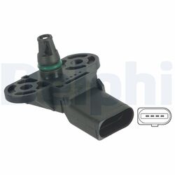 DELPHI Sensor Saugrohrdruck PS10123 für SEAT SKODA VW AUDI PLUS 521 GOLF 6N2 5M1