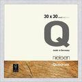 Nielsen Holz-Wechselrahmen Quadrum 30x30 cm schneeweiß