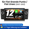 Für Fiat Grande Punto/Linea DAB+ Autoradio Android12 GPS Nav WiFi Carplay 2+64GB