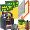 MANN INSPEKTIONSPAKET+5L MOTUL EFE 5W-30 MOTORÖL passend für OPEL ADAM 1.2 / 1.4