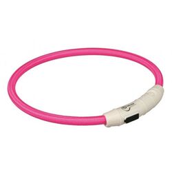 Trixie Leuchthalsband LED-USB Flash Leuchtschlauch Hundehalsband USB