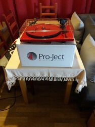 Pro-Ject Plattenspieler Essential 3+D/A Wandler+Ortophon 2M Red, abs.neuw., 165€