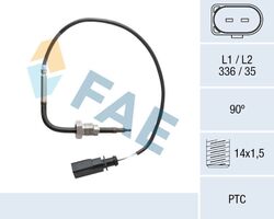 FAE Sensor Abgastemperatur 68097 M14x1,5 für VW TOUAREG 7P5 7P6 PHAETON 3D1 3D2