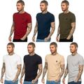 Herren Muskel Slim Fit Stretch T-Shirt Fitness Kurzärmeliges Top Rundhals S - XL