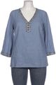 Emilia Lay Bluse Damen Oberteil Hemd Hemdbluse Gr. EU 42 Baumwolle Blau #hzj667v