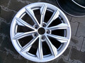 1x Alufelge 17 Zoll 8.0" 5x112 39ET Glanz Silber 80A601025 Audi Q5 Rim Wheel