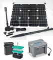 50 W Solarpumpe Solar Gartenpumpe Teichpumpe Akku Gartenteichpumpe Filter Pumpe