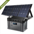 2000W Tragbare Powerstation mit 200W Solarpanel, 230V Mobile Solar Generatoren
