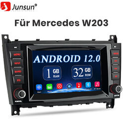 Android12 Autoradio für Mercedes Benz C-Klasse W203 2004-2007 GPS WIFI BT SWC FM