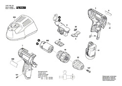 Bosch Ersatzteile für GSR 12V-15 Akku Schrauber