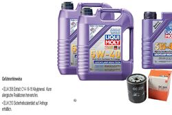 MAHLE Ölfilter 11 L LIQUI MOLY 5W-40 Leichtlauf High Tech für Porsche 911 Targa