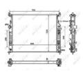 NRF 53937 Kühler Motorkühlung für Mercedes-Benz X164 W164 R230 V251 W251