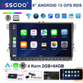 DAB+ 9" Android Autoradio Carplay GPS Navi Für VW Golf 5 6 Polo 6R Touran Tiguan