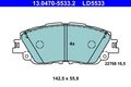 ATE 13.0470-5533.2 Bremsbelagsatz, Scheibenbremse für LEXUS TOYOTA