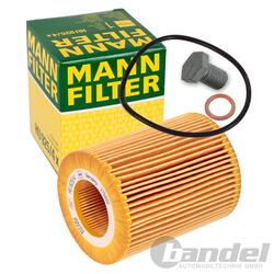 MANN ÖLFILTER FILTEREINSATZ+SCHRAUBE 3er E36 E46 5er E39 E60 X3 E83 X5 E53 Z3