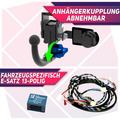 Anhängerkupplung abnehmbar+ES 13p spez für Peugeot 308 2 II Kombi / SW 14-21