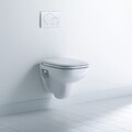 Duravit D-Code WC-Sitz Compact, Kunststoff Scharniere, mit Absenkautomatik,