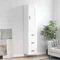 Homgoday Highboard Schrank mit Stauraum Mehrzweckschrank Sideboard H6H5