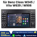 7" Android 13 Autoradio CARPLAY GPS Navi Bluetooth WiFi DAB Für Mercedes-Benz