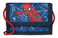 Spiderman Leinen Tasche Geldbörse Mit Reißverschluss Fach Und Band Rot /Blau