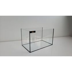 Aquarium 40x25x25  3 mm  25 l schwarz Nano Aquarien Becken Glas rechteck