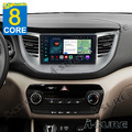 8-Kern 4+64GB Android 13 CarPlay Autoradio GPS Navi Für Hyundai Tucson 2016-2018