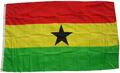 Flagge Ghana 90 x 150 cm Fahne mit 2 Ösen 100g/m² Stoffgewicht Hissflagge zum