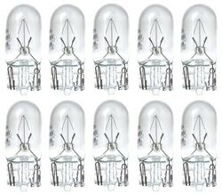 10X W5W 5W T10 12V W2.1x9,5d Glüh Lampe Birne Glassockel Standlicht Auto KFZ PKW