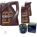 SCT Germany Inspektionspaket MANNOL Energy Ultra JP 5W-20 7L für Hyundai IX20