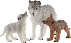 schleich® Wild Life 42472 Wolfsmutter mit Welpen