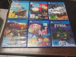 6 PS4 Spiele Sammlung - Sony PlayStation 4 - 6x Familien & Action Spiele NEU+OVP