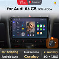 6+128G Für Audi A6 4B2 4B5 C5 1997-2005 Android 13 Autoradio CarPlay Kam Navi 