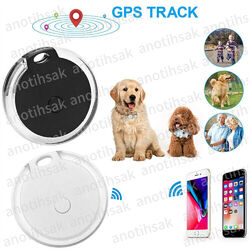 Mini Anti-Lost GPS Haustier Katze Hund Tracker Wasserdicht Bluetooth Locator Neu