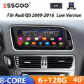 8.8"Carplay Android 13 Autoradio 8-Kern 128GB GPS Navi Für Audi Q5 8R 2009-2016