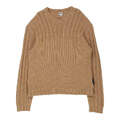 Dolce & Gabbana Pullover mit V-Ausschnitt - XL Beige Baumwolle