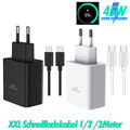 Für Samsung Galaxy A34 5G A33 5G A32 5G Schnellladegerät 45W Usb C Ladekabel 3M