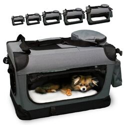 Hundetransportbox Hundebox faltbar Autotransportbox Katzen Hunde Autobox TASCHE