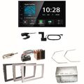 Kenwood DMX5020DABS Android Auto Einbauset für Opel Vectra C Signum Corsa Combo