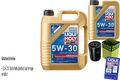 INSPEKTIONSKIT FILTER LIQUI MOLY ÖL 6L 5W-30 für Audi A4 Avant 8D5 B5 1.8 T