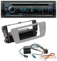 Kenwood MP3 Bluetooth DAB USB CD Autoradio für Seat Ibiza (ab 08) - dublingrau