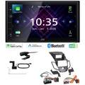 JVC Autoradio Apple CarPlay Android Auto DAB+ für Ford Fiesta 2008-2013 Display