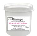 Titandioxid 1 Liter 900 Gramm PE-DeckelEimer Weißpigment Weißmacher